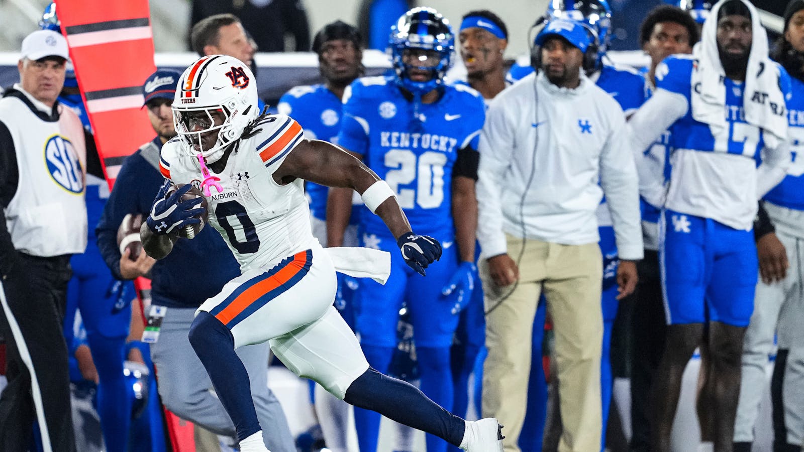 plainsmansports's tweet card. Auburn running back Damari Alston is officially off the team after an announcement coming from head coach Hugh Freeze today following many rumors of his departure. 