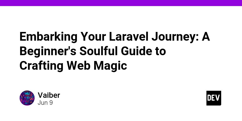 prod42net's tweet card. Embarking on Your Laravel Journey: A Beginner's Soulful Guide to Crafting Web...
