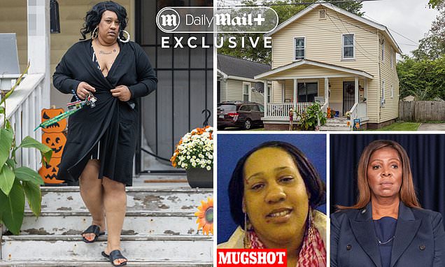 RogerJStoneJr's tweet card. The New York attorney general has allowed her grandniece Nakia Thompson to live in the three-bedroom Norfolk property linked to her mortgage fraud scandal - since 2020.