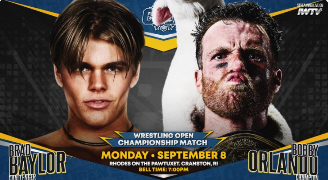 turnbuckletime1's tweet card. It’s Monday! And that means another great night of action as Wrestling Open RI live from Rhodes On The Pawtuxet! The show is streaming on IWTV. It begins at 6:45 PM EST with a Spotlight Match. Here...