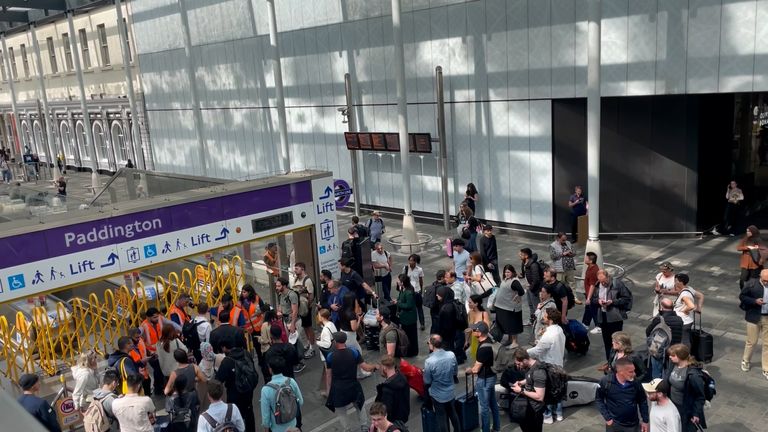 SkyNews's tweet card. Transport for London (TfL) said the widespread disruption was due to a "National Grid issue" that saw "everything shut down".