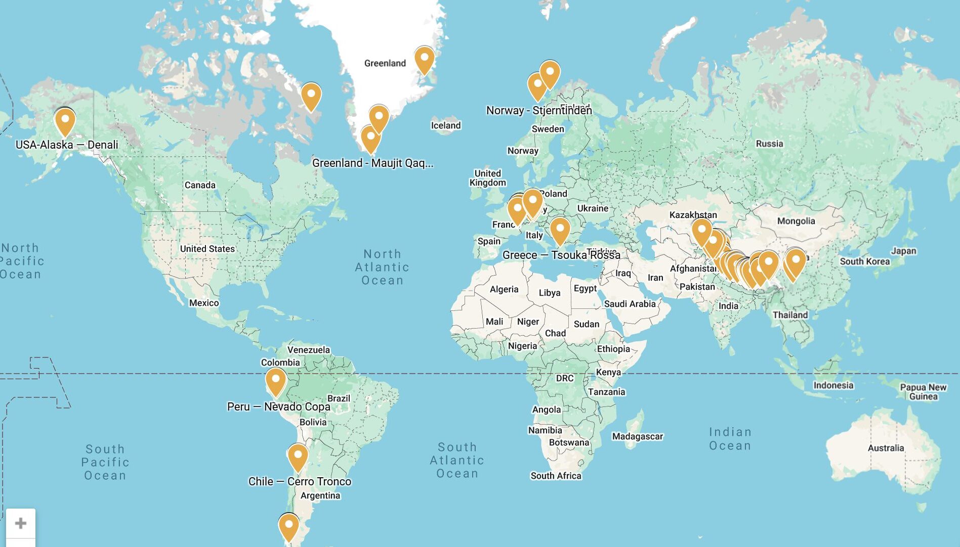 ExplorersWeb's tweet card. The shortlisted climbs took place in 14 regions around the world. Two climbers are triple nominees, and a new category promotes long-range endurance climbs.