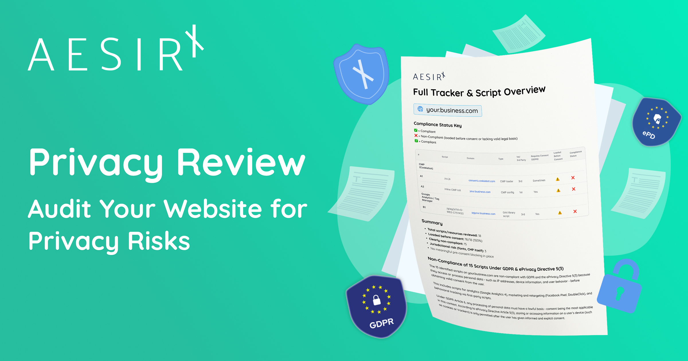 VikingTechGuy's tweet card. Get a professional AesirX Privacy Review to audit your website or ecommerce platform for privacy risks from cookies, trackers, and third-party scripts.