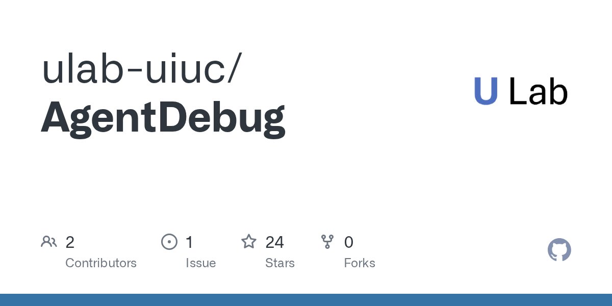 Kunlun_Zhu's tweet card. Contribute to ulab-uiuc/AgentDebug development by creating an account on GitHub.