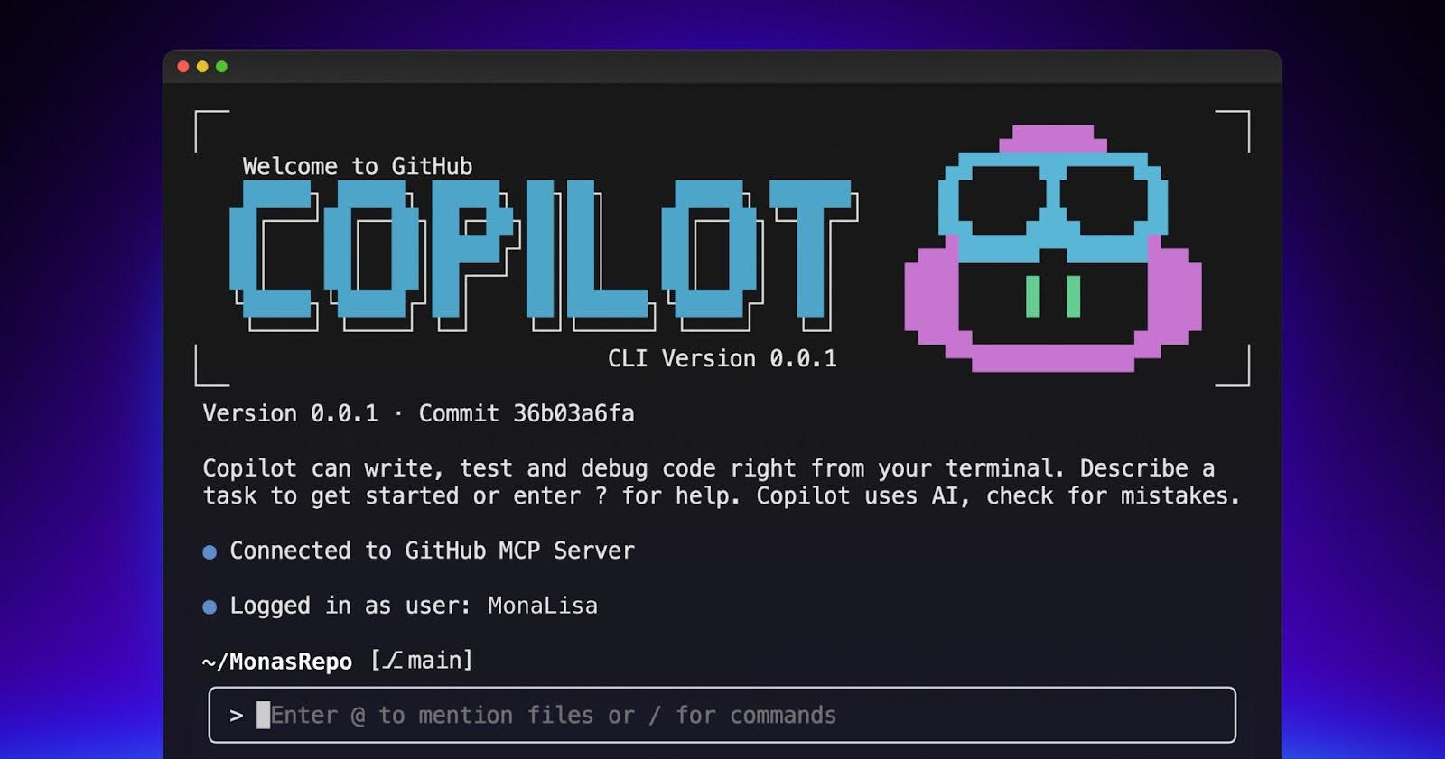 doronkatz's tweet card. From cloning a repository to opening a pull request, here’s how to streamline your workflow with Copilot CLI.