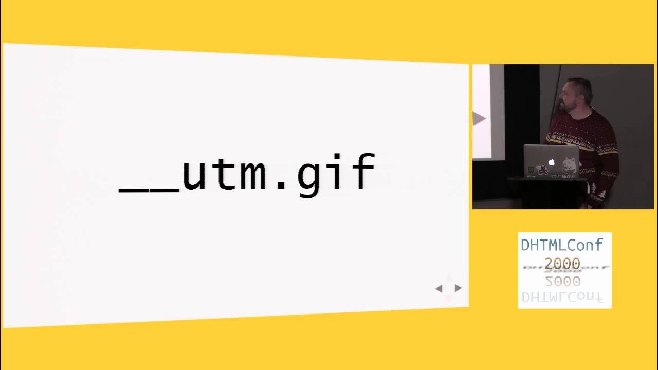 JavaScriptFest's tweet card. Pawel Szymczykowski: God's GIF to Web Design | DHTMLConf 2000 |...