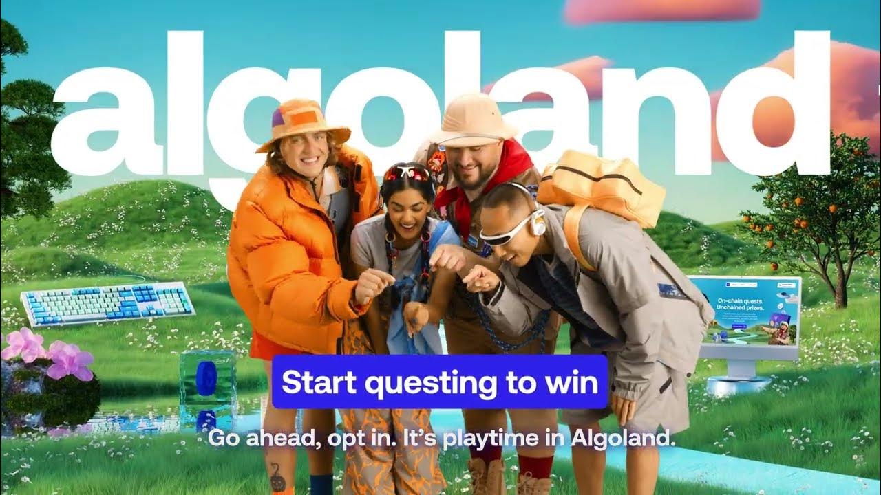 SparkyTapAlgo's tweet card. Algorand goes to Algoland...