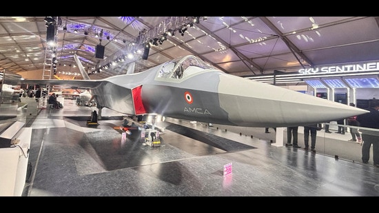 alpha_defense's tweet card. India's AMCA stealth fighter program is evaluating seven firms for development, aiming for prototypes by 2029 amid regional security challenges. | Latest News India