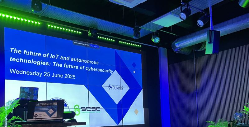 SCCS_UniSurrey's tweet card. What a great event under our Future of Cyber Series , co-organised with Surrey Cyber Security Cluster and SASIG Events . The speakers, Anas Amer , Saber Fallah, PhD, PEng Tammy Archer , Ercihan...