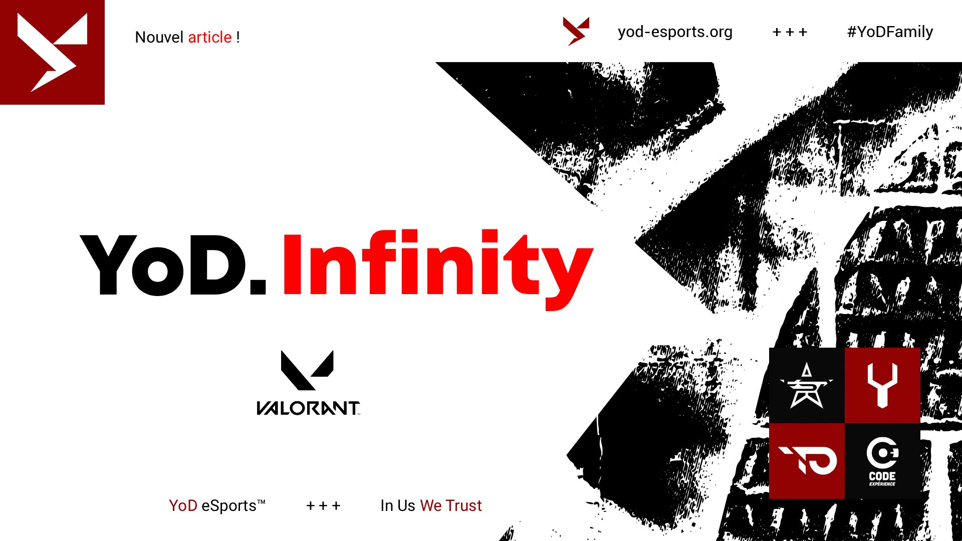 YoDeSports's tweet card. Depuis plusieurs semaines maintenant nous travaillons au sein de nôtre pôle Valorant avec le Directeur du Recrutement de la Structure (Zeikko), BlaiZ (Head Manager Valo), moi-même (RisinG) sur le...