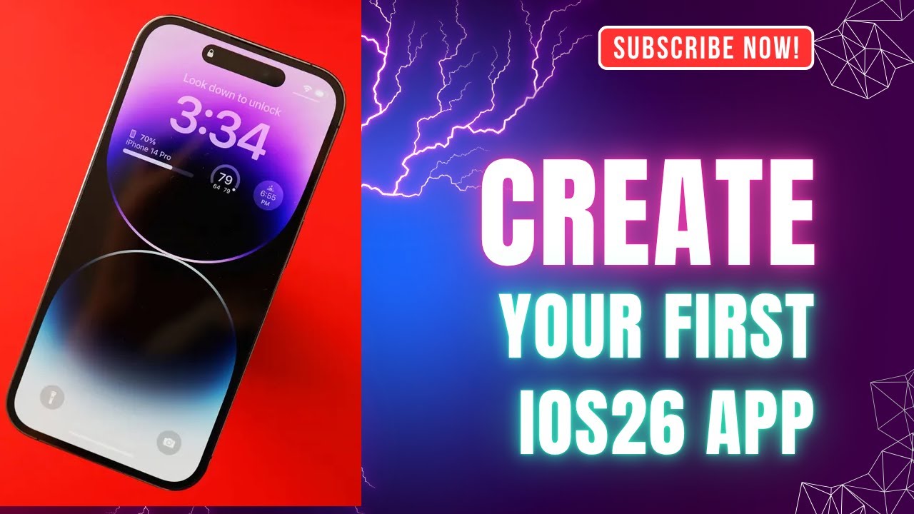 coding_ale85119's tweet card. Create your first iOS 26 APP - Part I