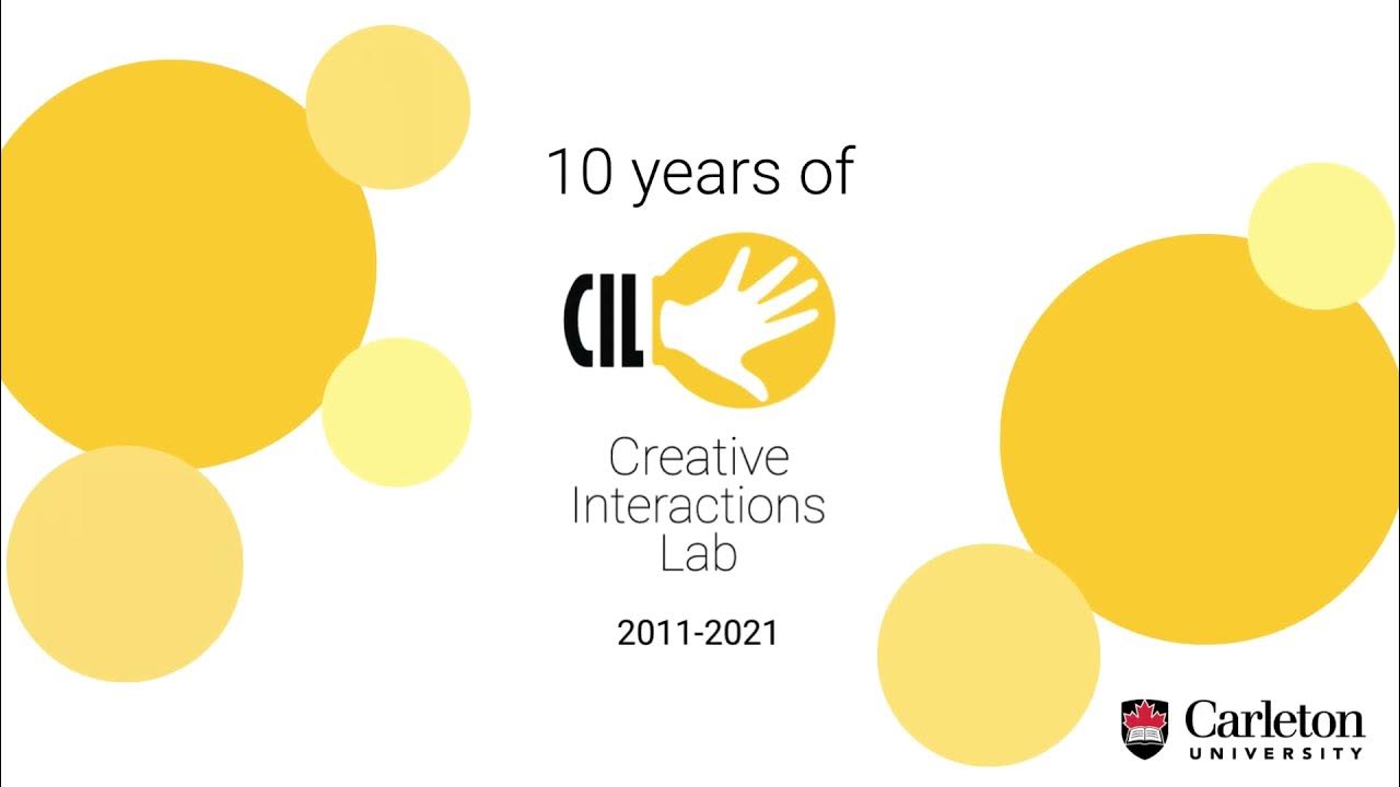 Audreygirouard's tweet card. 10 years of research at the Creative Interactions Lab at Carleton...