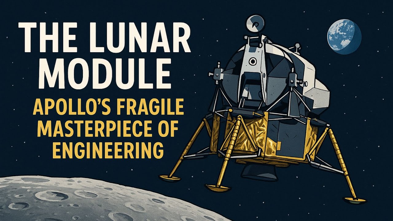 FlyoverTn's tweet card. The Lunar Module: Apollo's Fragile Masterpiece of Engineering