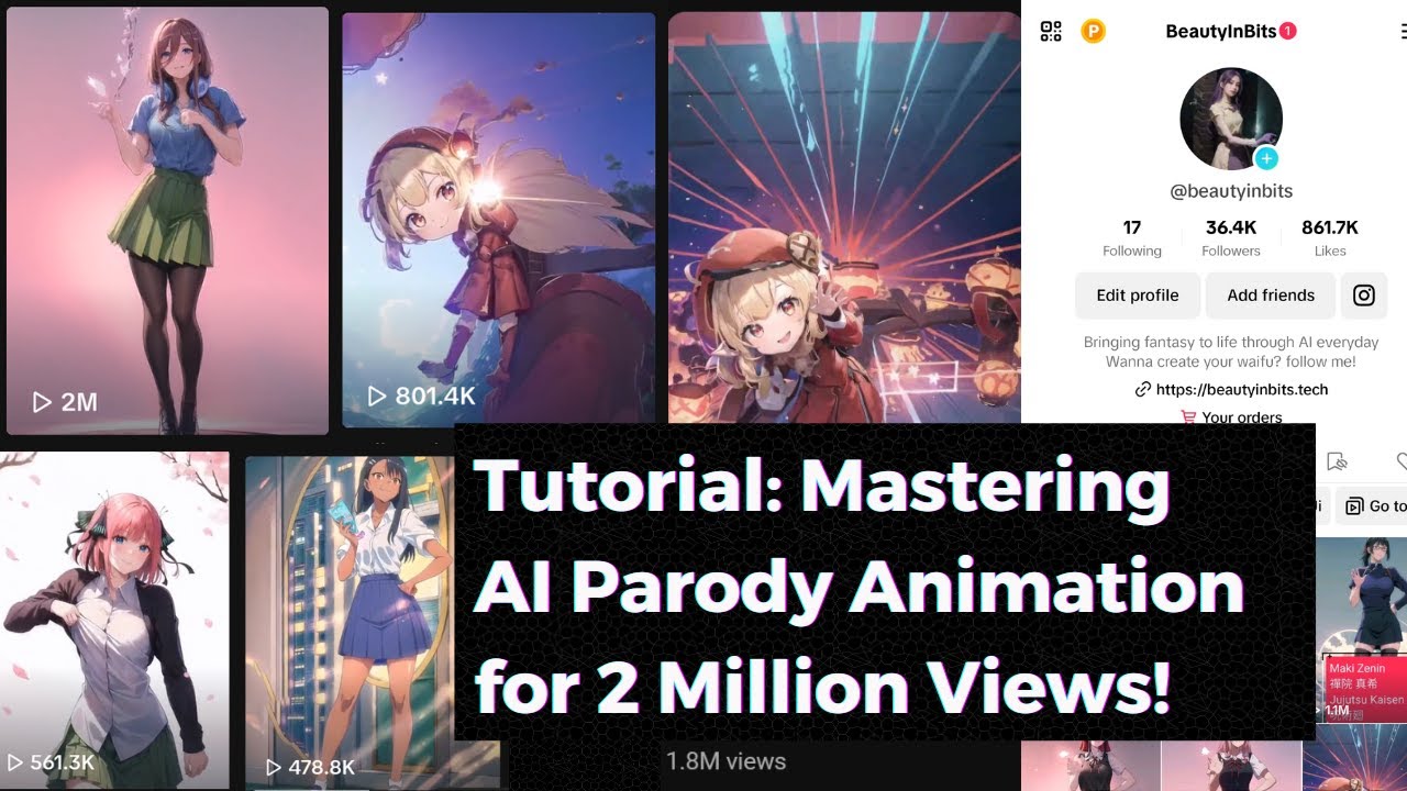 immortalai62163's tweet card. Mastering Parody and Meme AI Animation: Step by Step ( パロディとミームAIアニ...