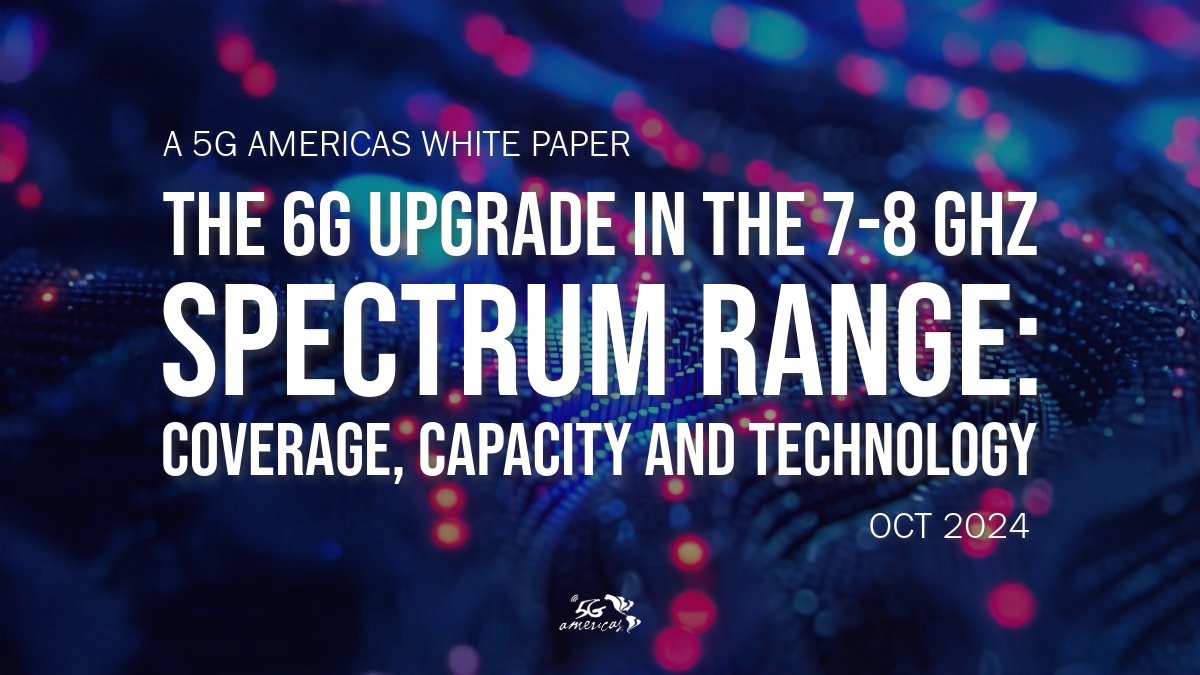5GAmericas's tweet card. The next generation of wireless technology is already being planned as the spectrum in the 7.125 – 8.400 GHz range is identified as a key enabler of future connectivity. The white […]