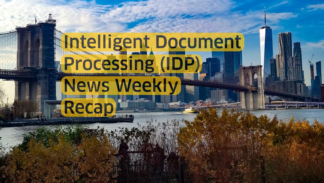 idpassoc's tweet card. In this section we cover news, insights and trivia about Intelligent Document Processing (IDP), share interesting articles, upcoming webinars, events and more.