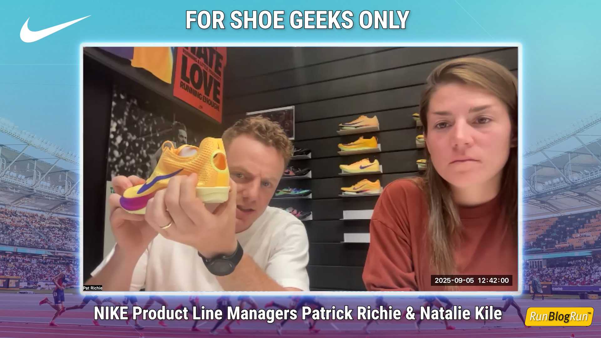 RunBlogRun's tweet card. RunBlogRun presents A history lesson the "matumbo" hole on a Nike shoe. Excerpt from our full interview with Patrick Richie
