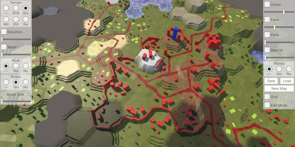catlikecoding's tweet card. Unity Hex Map 4.0.0 tutorial, about using UI Toolkit to recreate the map UI.