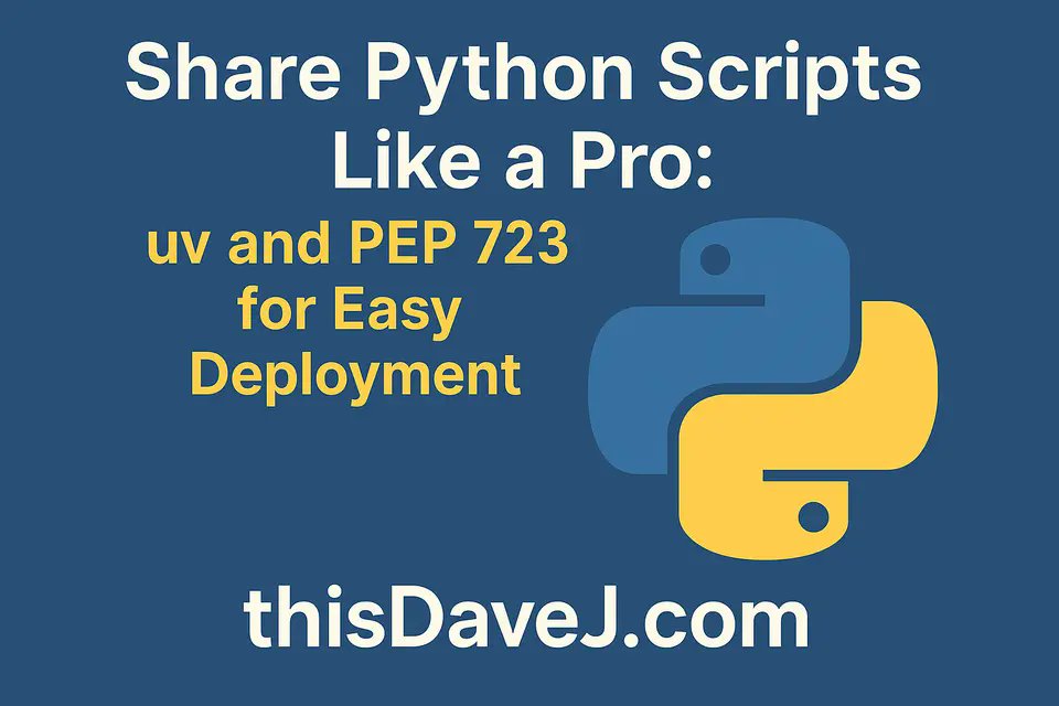 IntPyDiscu's tweet card. We all love Python’s comprehensive standard library, but let’s face it – PyPI’s wealth of packages often becomes essential. Sharing single-file, self-contained Python scripts that rely on these...
