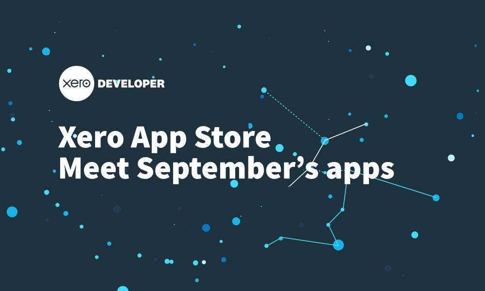 XeroAPI's tweet card. Every month, the Xero Developer ecosystem welcomes new certified apps to the Xero App Store.