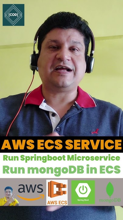 codeonedigest's tweet card. Deploy Springboot Microservice Docker Image & MongoDB Image In AWS...