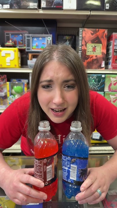 steviebreech's tweet card. Drinking Very Expired Mountain Dew Game Fuel #gamestore #mountaindew...