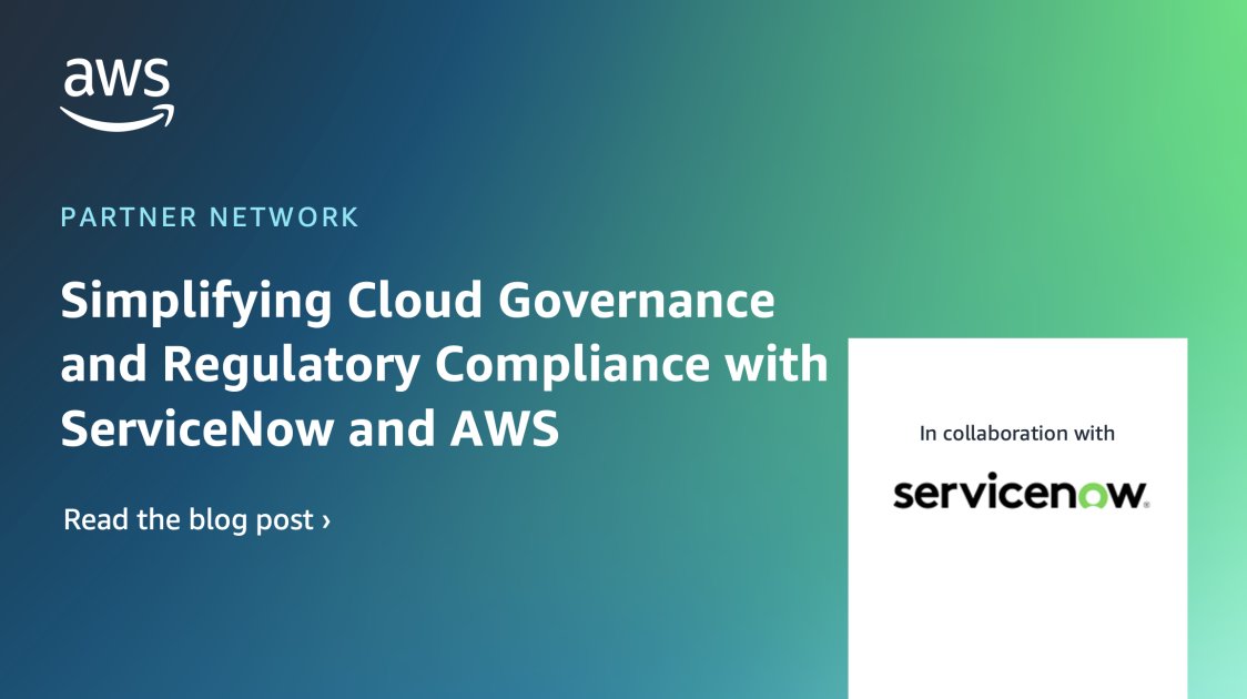 ka3rine's tweet card. Explore how ServiceNow’s Cloud Account Management (CAM) provides visibility across customers AWS environments to solve common cloud management challenges and help IT Operations teams deliver a more...