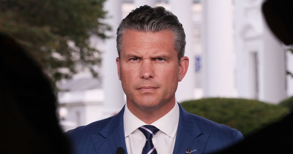 conserv_tribune's tweet card. Defense Secretary Pete Hegseth said the Pentagon will be barring Chinese nationals form working on coding projects.