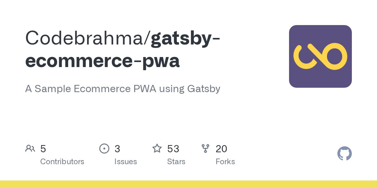 codebrahma's tweet card. A Sample Ecommerce PWA using Gatsby. Contribute to Codebrahma/gatsby-ecommerce-pwa development by creating an account on GitHub.