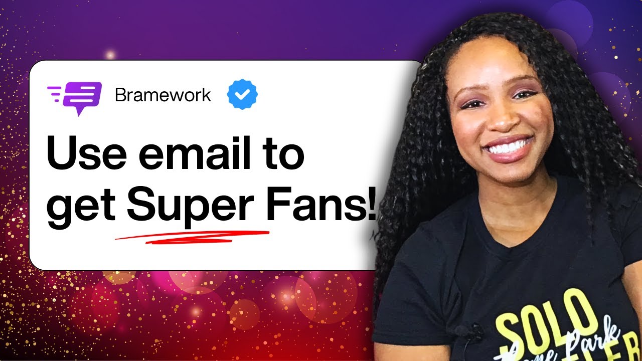 bramework's tweet card. Email Marketing 2025: How to Nurture Your Email List and Get SUPER...