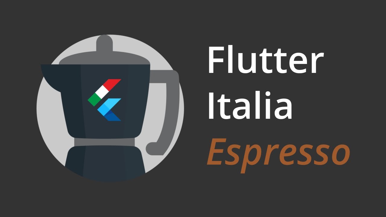 FlutterItDev's tweet card. Flutter Italia Espresso - Aprile 2021