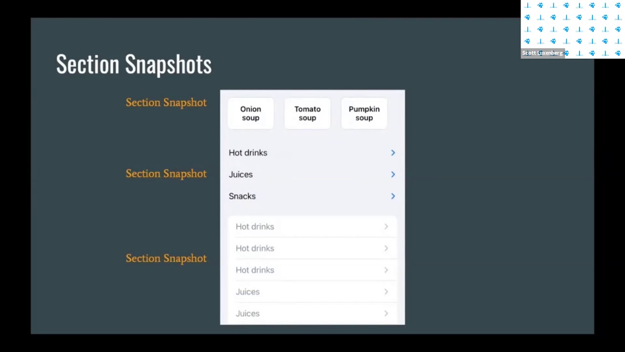 iosdevcampdc's tweet card. iOSDevCampDC 2020 - What's New in UICollectionView - Grace Njoroge