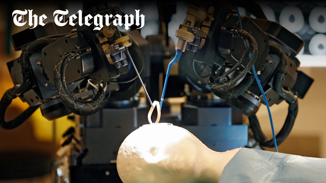 roboticsurgery's tweet card. Scientists have revealed a robotic drill that can cut the most sensitive brain surgery down from two hours to two and a half minutes.
