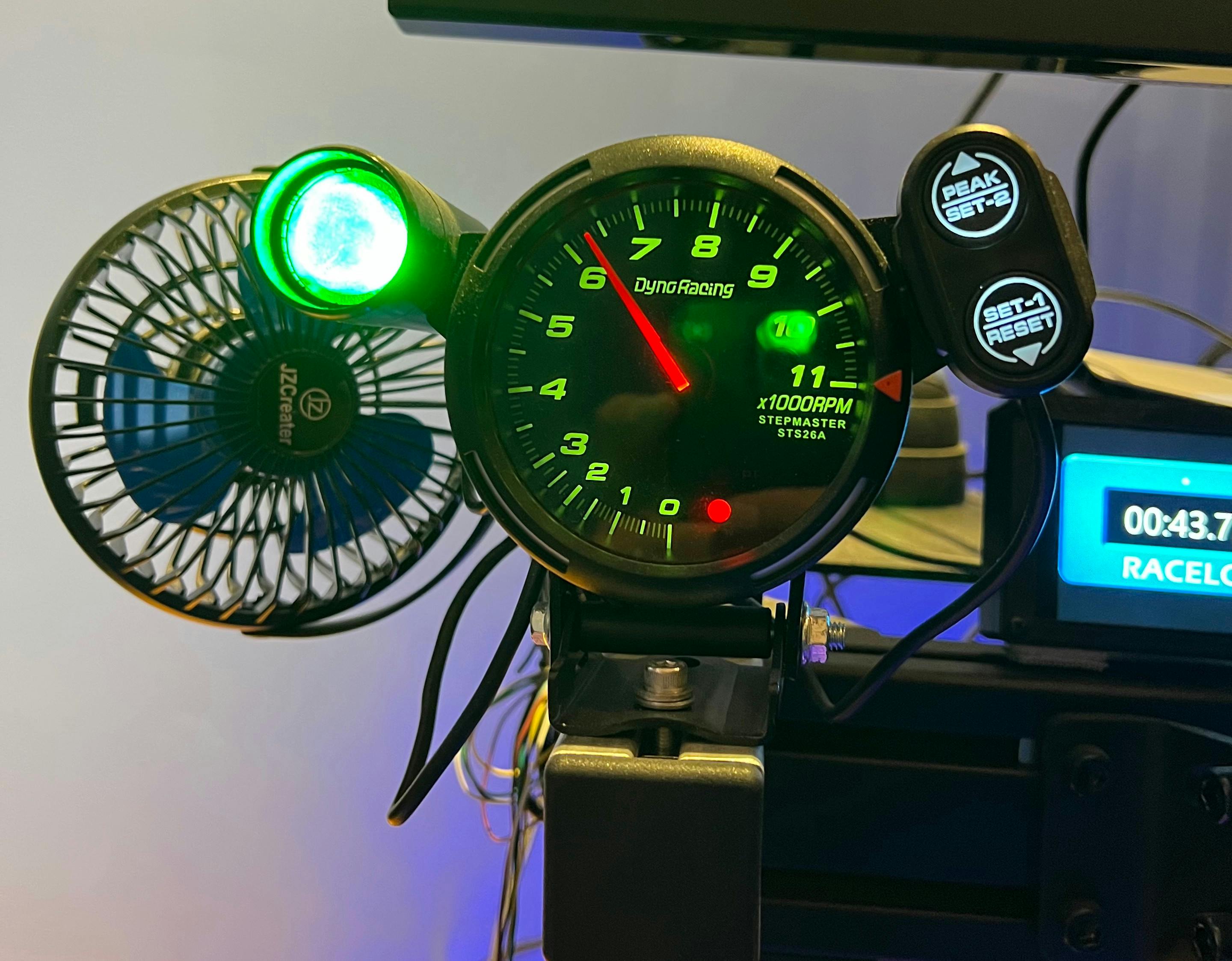WickedSimEsport's tweet card. This tutorial shows how to add a real-world tachometer to increase immersion and bridge the gap between the real and virtual worlds in Gran Turismo 7.