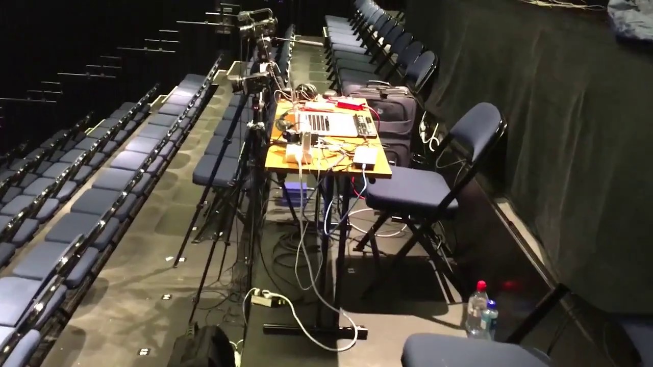 iamjohnbarker's tweet card. Dansens Hus, Oslo // Live Streaming Setup (for CSSconf Nordic & Web...