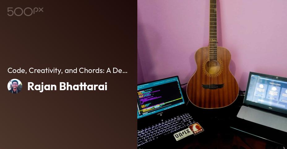 photoinx's tweet card. Discover the photo 'Code, Creativity, and Chords: A Developer’s Dual Setup' by Rajan Bhattarai on 500px. Explore more stunning photography and get inspired today.