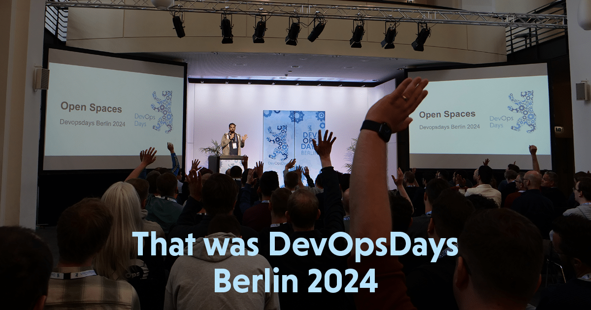 blndevops's tweet card. A week ago, we kicked off this year’s DevOpsDays Berlin. Today we want to reflect on the event, which was a great success.   An Insightful Agenda The conference began with insightful keynote sessio...