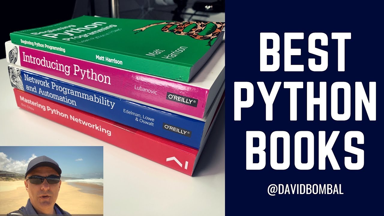 davidbombal's tweet card. Best Python books for Network Engineers! Learn Python and Network...