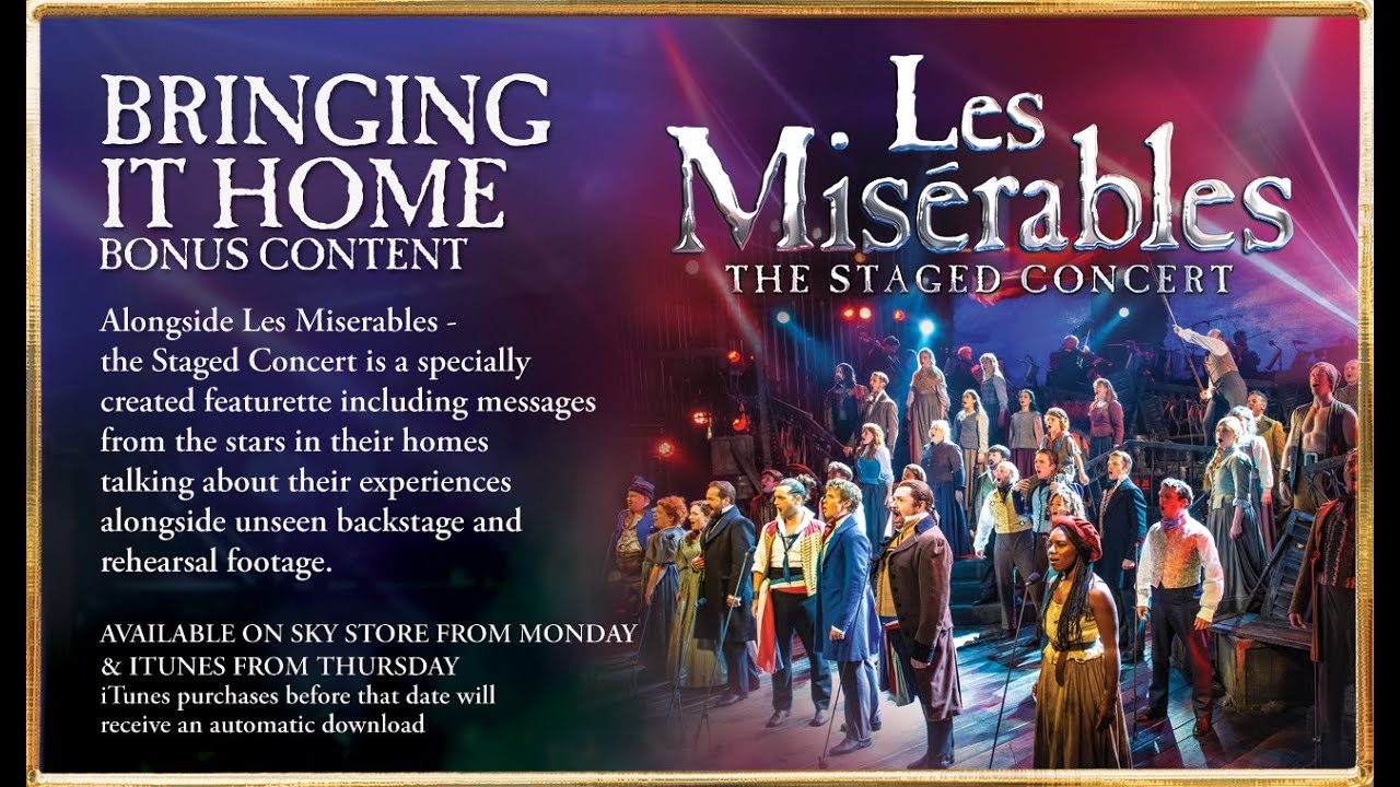 omnibidbiddabl1's tweet card. BRINGING IT HOME - A Les Miz Stay at Home Special
