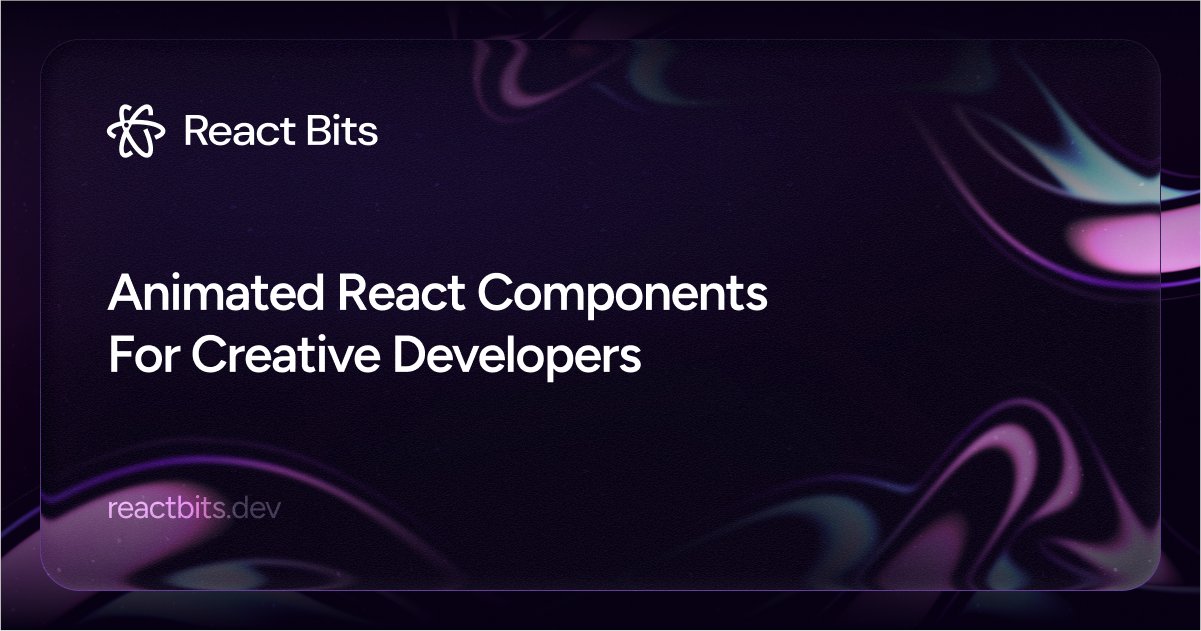 ThoBustos's tweet card. An open source collection of high quality, animated, interactive & fully customizable React components for building stunning, memorable user interfaces.