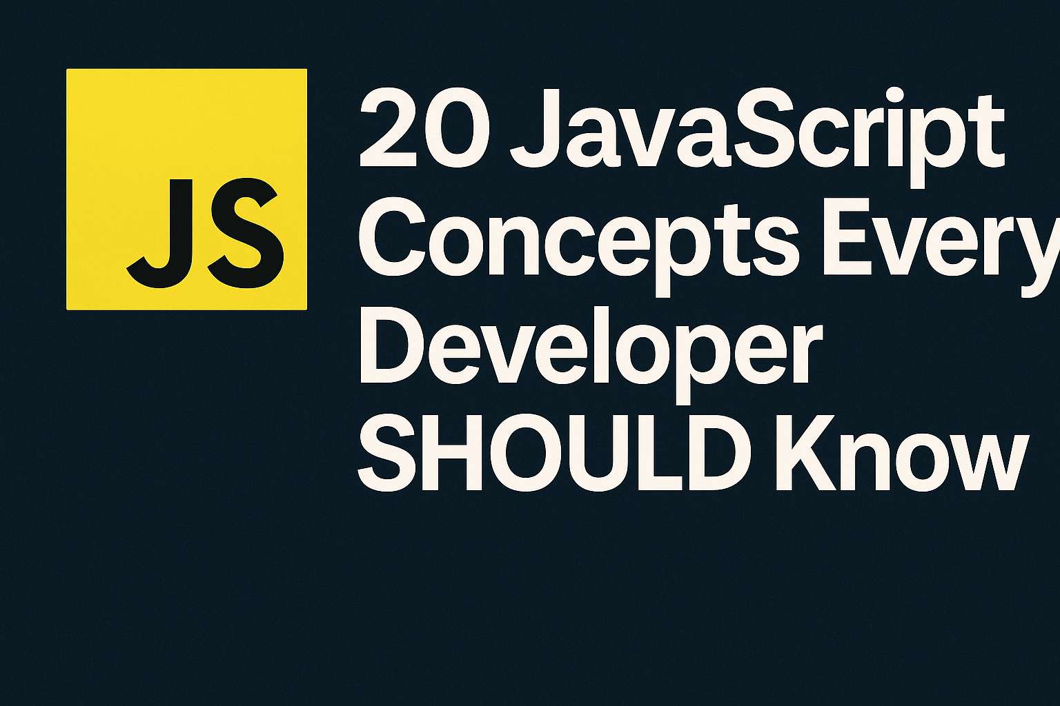 phptutpoints's tweet card. This article will dive into 20 essential JavaScript concepts every developer should know, with clear explanations and examples to eliminate any confusion.
