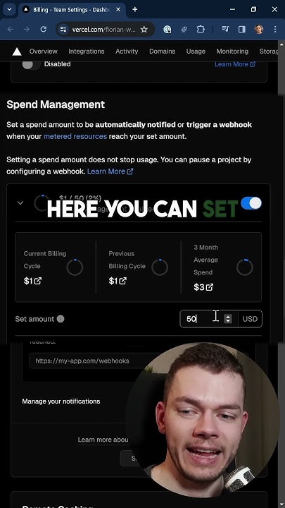 aki323buri2's tweet card. Why You Need Vercel Spend Management 💸⚠️ #vercel #nextjs #nextjstu...
