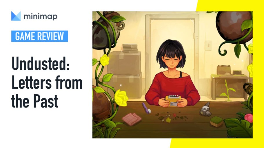 Minimap_global's tweet card. Undusted: Letters from the Past is about a girl named Adora who travels back to her childhood home after her mother’s passing.