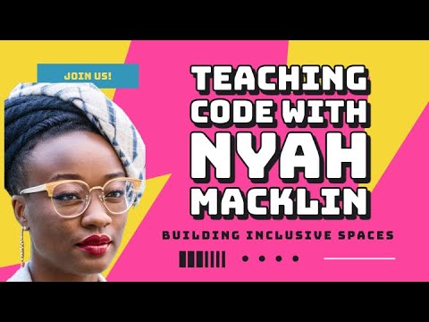 cassandraonjava's tweet card. Breaking Into Tech, Teaching Code, & Building Inclusive Spaces: Nyah...