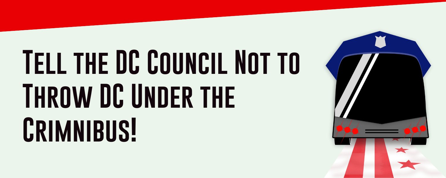CivRightsCorps's tweet card. Today the DC Council will vote on the Crimnibus aka “Secure DC” in their legislative meeting! This is the first of two votes. Because of public pressure (thanks to you all) some of the harmful...