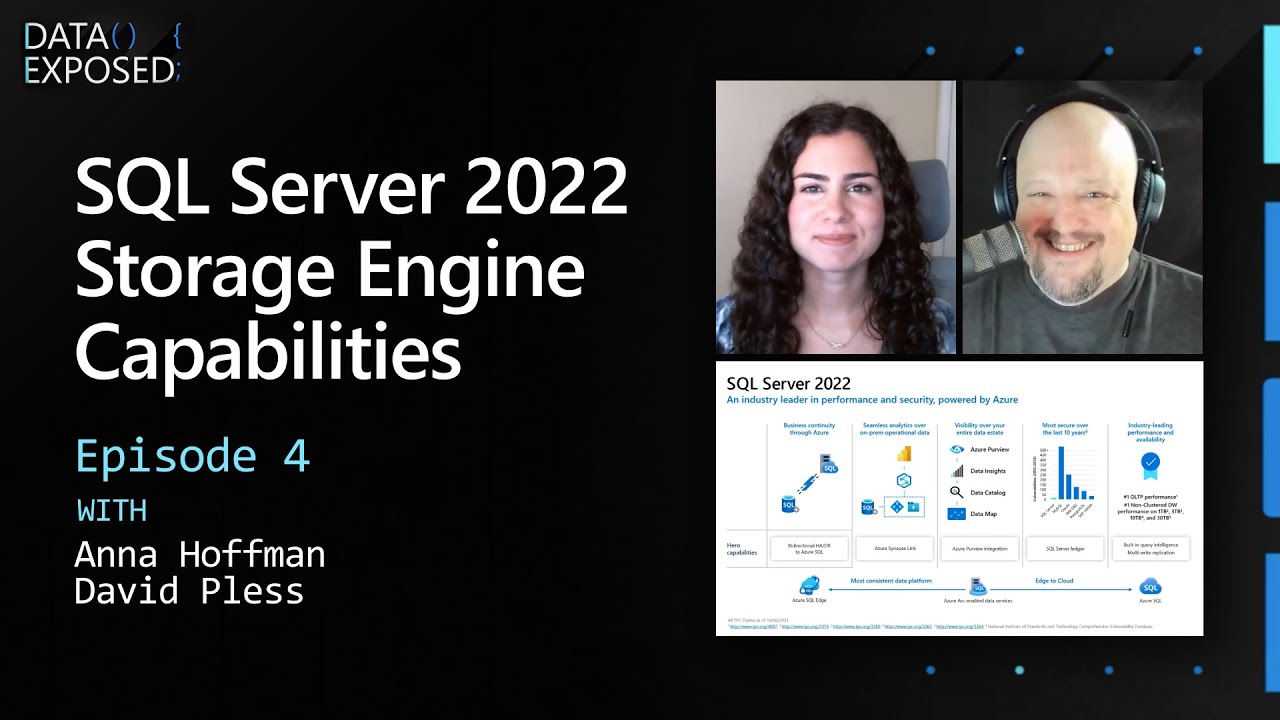 SQLDBAlberto's tweet card. SQL Server 2022 Preview Storage Engine Capabilities (Ep. 4) | Data...