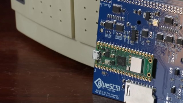 hackaday's tweet card. Anyone into retro Macintosh machines has probably heard of BlueSCSI: an RP2040-based adapter that lets solid state flash memory sit on the SCSI bus and pretend to contain hard drives. You might hav…