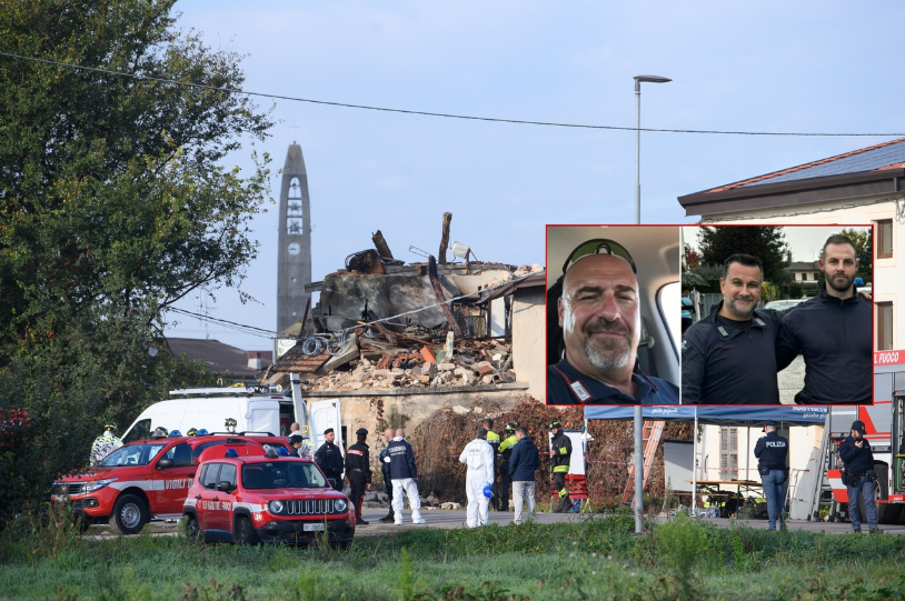 Tv3Blog's tweet card. Tre carabinieri morti nell’esplosione di un casolare a Castel D’Azzano durante uno sgombero. Ecco chi erano e cosa è accaduto.
