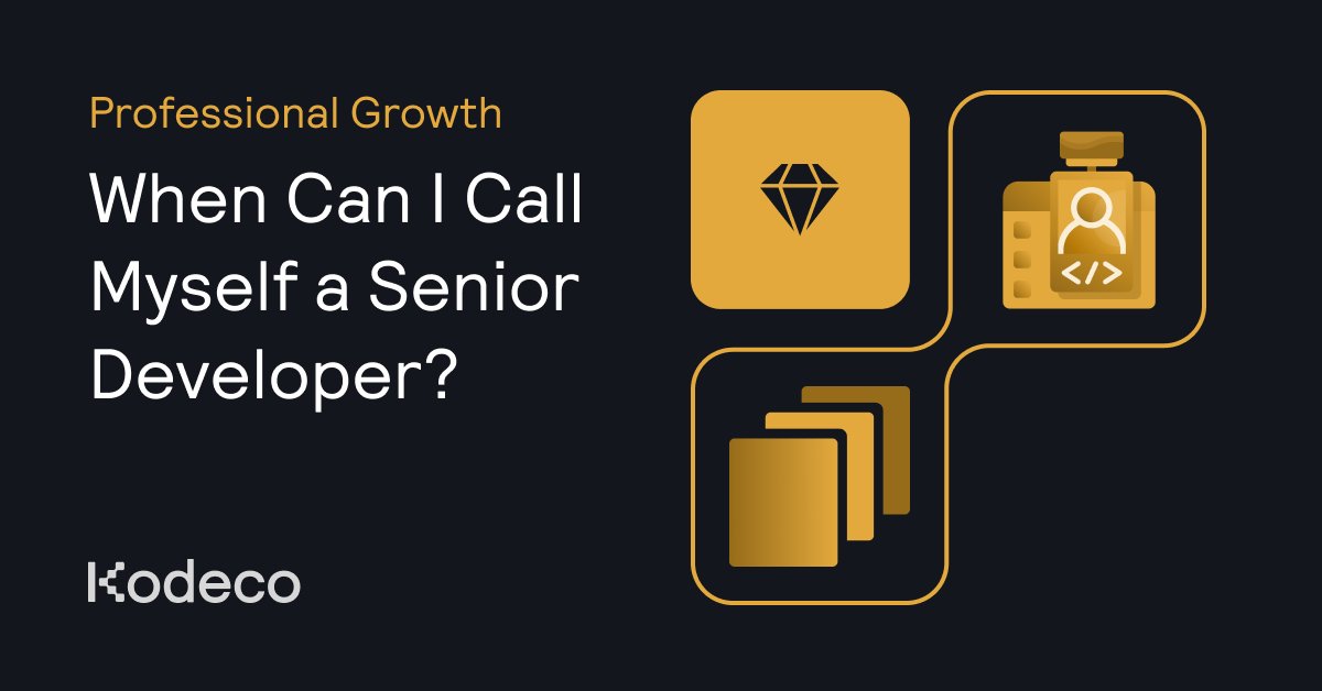 objctutorials's tweet card. What separates a junior developer from a senior developer? Uncover the distinctions and find out how to advance your career to the next level.
