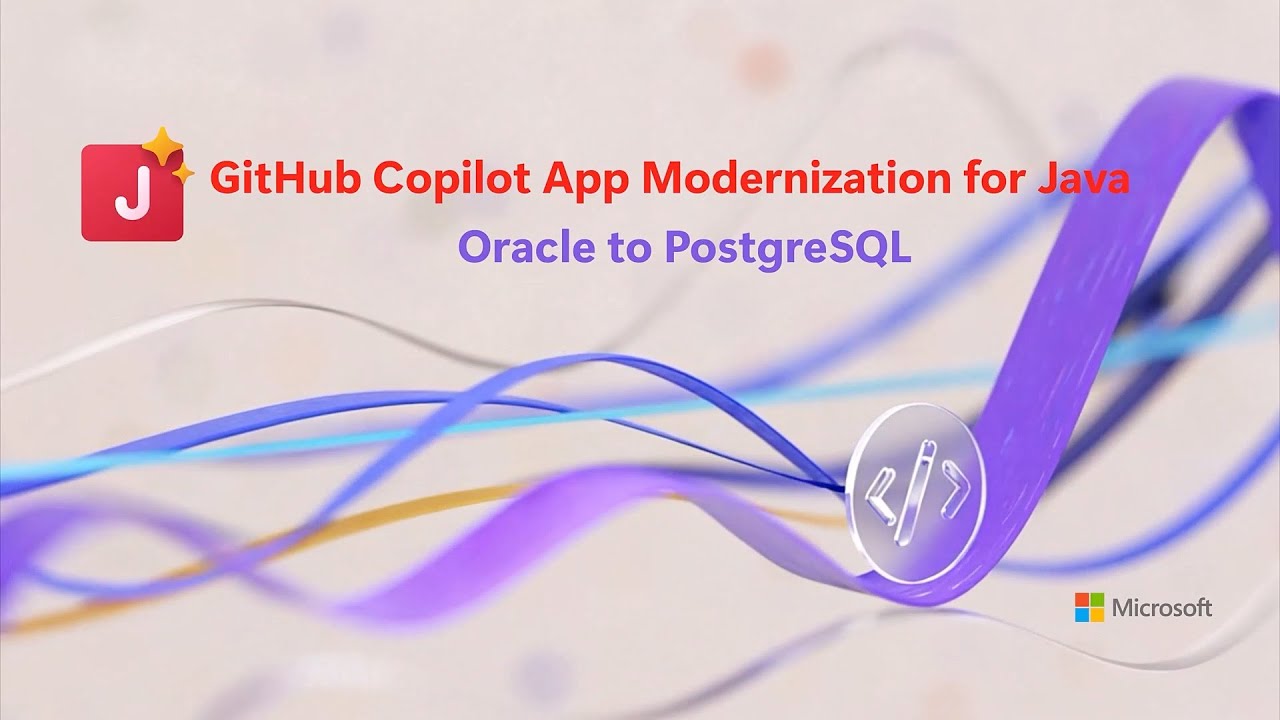 CopilotInAction's tweet card. Adapting Java Apps from Oracle to Azure PostgreSQL Using GitHub...